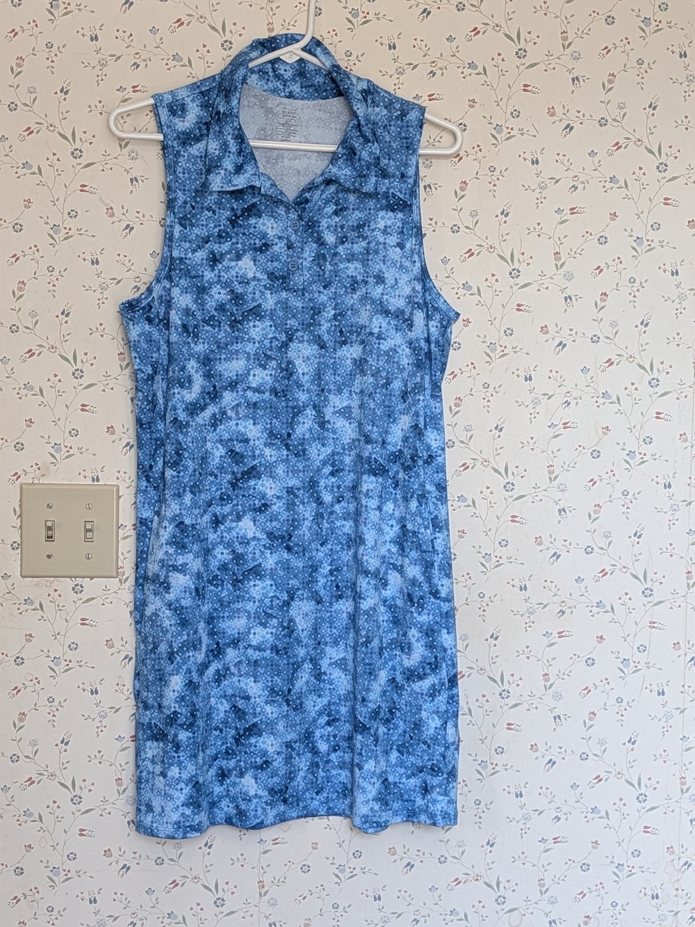 Berkley & Jensen Sports Dress M Collared Shift Relaxed wear Tennis pickle ball
